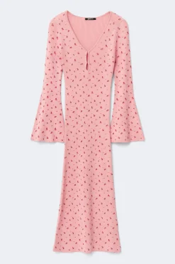 Gina Tricot Knitted dre Rosa Clearance