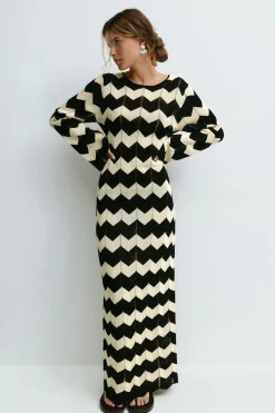 Gina Tricot Knitted fowy axi dre Hvit Hot
