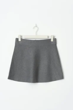 Gina Tricot knitted jacquard kirt Grå New