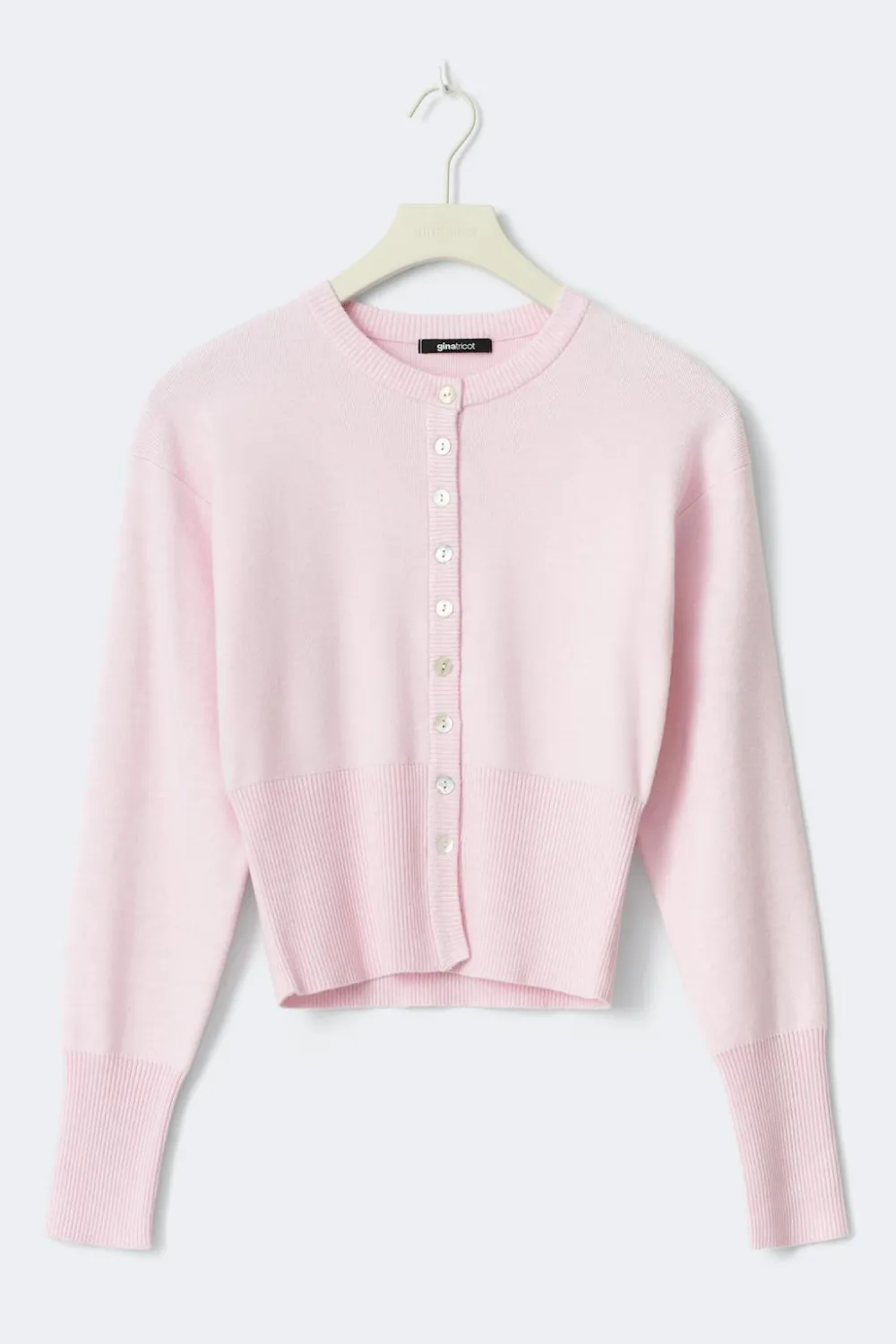 Gina Tricot Knitted oungewear cardigan Rosa New