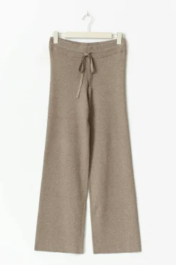 Gina Tricot Knitted oungewear trouer Beige Outlet