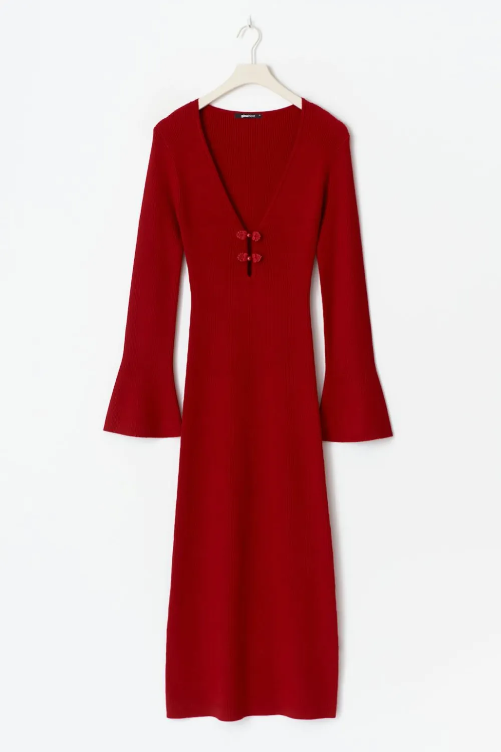 Gina Tricot Knitted idi dre Rød Clearance