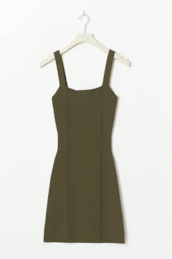 Gina Tricot Knitted ini dre Grønn New