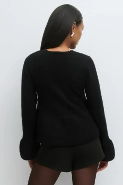 Gina Tricot Knitted pepu cardigan Svart Online