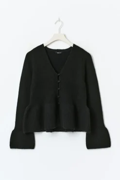 Gina Tricot Knitted pepu cardigan Svart Online
