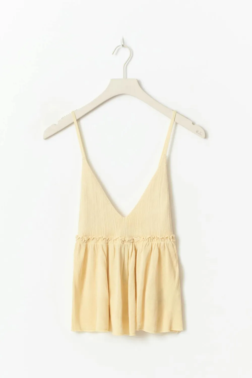 Gina Tricot Knitted inget Gul New