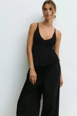 Gina Tricot Knitted inget Svart New
