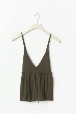 Gina Tricot Knitted inget Grønn Hot