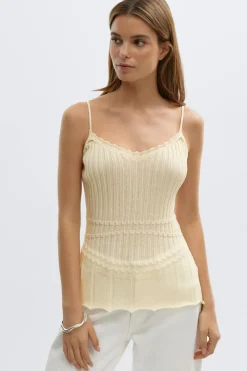 Gina Tricot Knitted inget Gul Hot