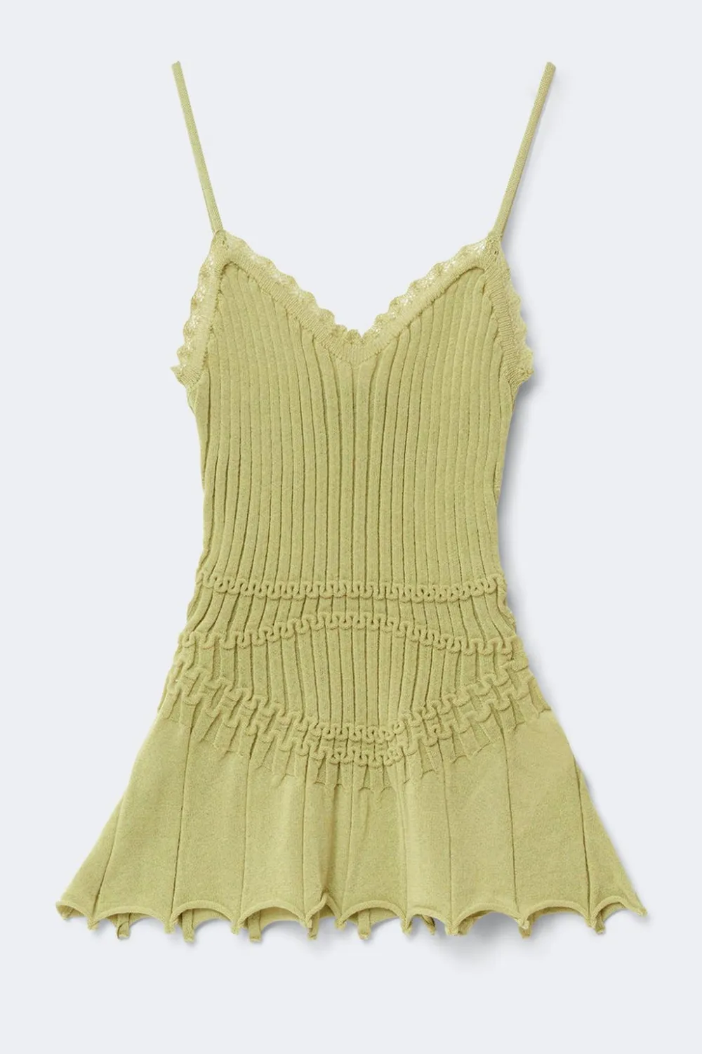 Gina Tricot Knitted inget Grønn Best