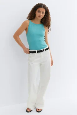 Gina Tricot Knitted inget Blå Sale