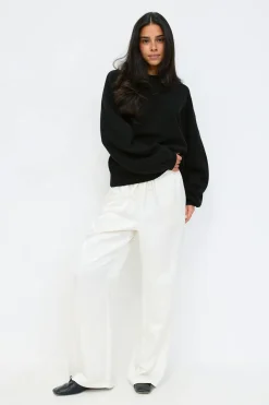 Gina Tricot Knitted weater Svart Online