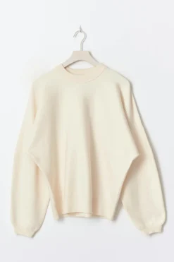 Gina Tricot Knitted weater Hvit Best