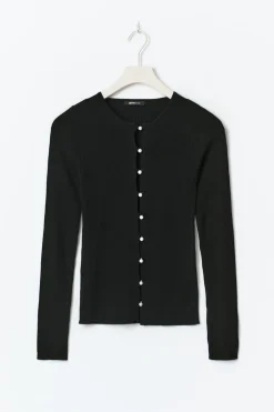 Gina Tricot Knitted top Svart Online