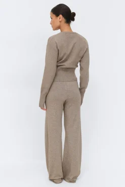 Gina Tricot Knitted trouer Beige Outlet