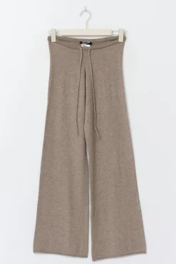 Gina Tricot Knitted trouer Beige Outlet