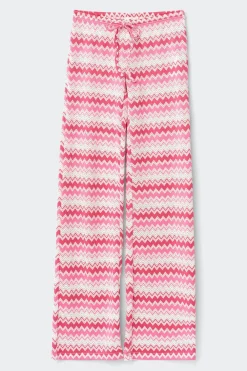 Gina Tricot 14+ knitted trouer ta Hvit Hot