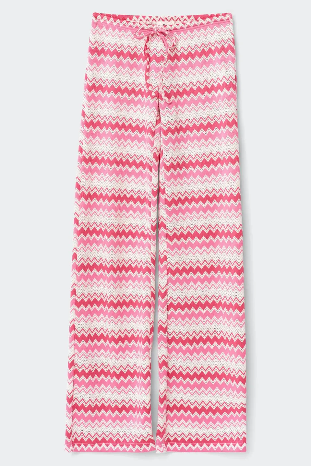 Gina Tricot 14+ knitted trouer ta Hvit Hot
