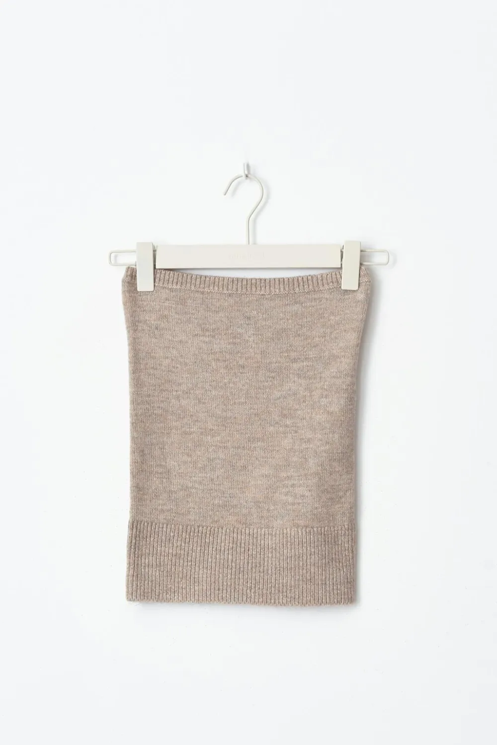 Gina Tricot knitted tube top Beige Outlet