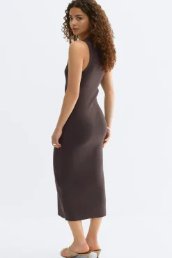 Gina Tricot Knitted vet dre Brun Outlet