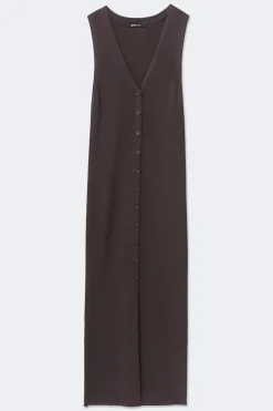 Gina Tricot Knitted vet dre Brun Outlet
