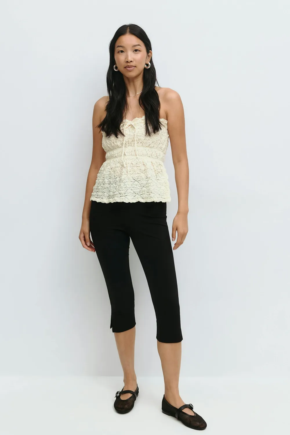 Gina Tricot ace bandeau top Hvit Hot