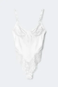 Gina Tricot ace detai body Hvit Discount