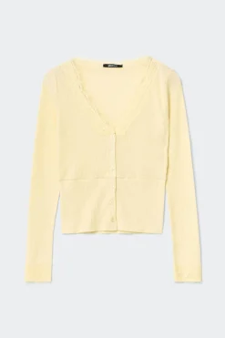 Gina Tricot ace detai button top Gul Best