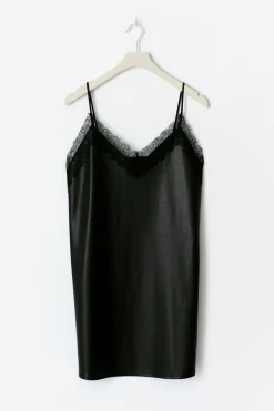 Gina Tricot ace detai pu dre Svart Hot