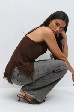 Gina Tricot ace detai inget Brun Sale