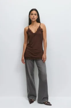 Gina Tricot ace detai inget Brun Sale
