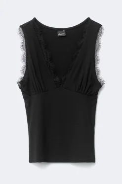 Gina Tricot ace detai tank Svart New