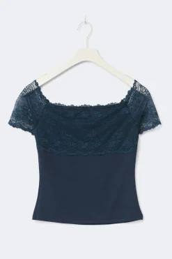 Gina Tricot 14+ ace detai top Blå
