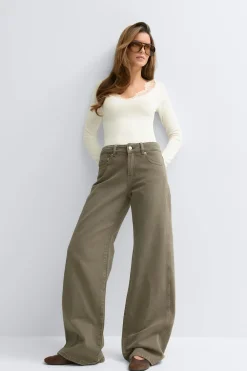 Gina Tricot ace detai top Hvit Outlet