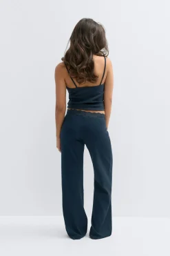 Gina Tricot 14+ ace detai trouer Blå Outlet