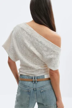 Gina Tricot ace dropped houder top Hvit Hot