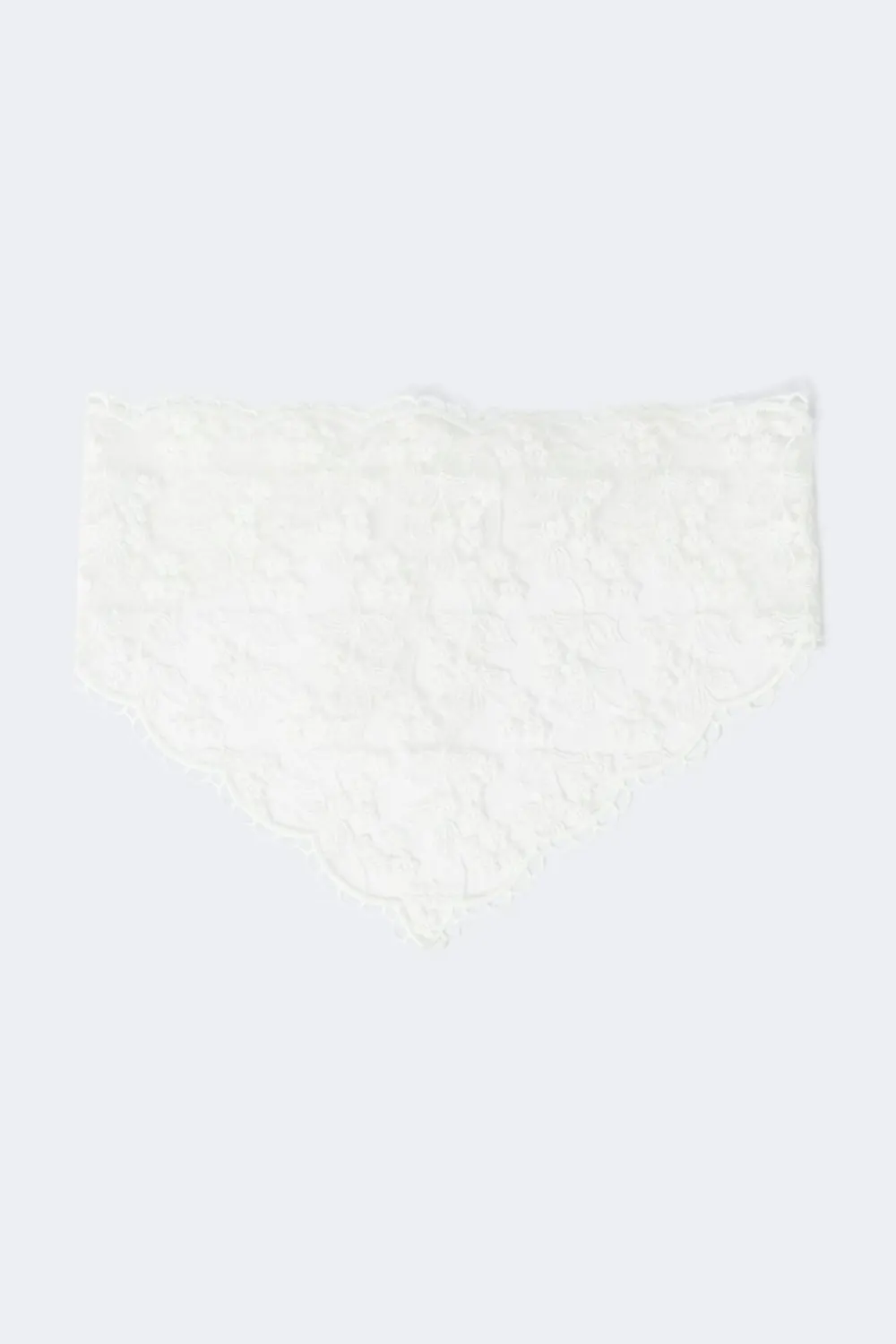 Gina Tricot Lace head scarf Hvit Online