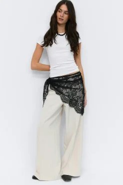 Gina Tricot Lace hip scarf Svart New