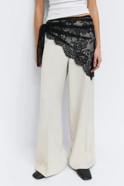 Gina Tricot Lace hip scarf Svart New