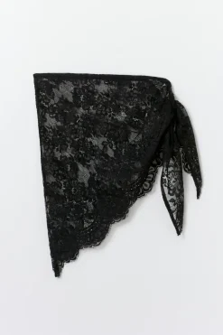 Gina Tricot Lace hip scarf Svart New