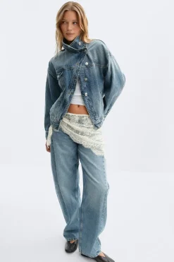 Gina Tricot Lace hip scarf Hvit Discount