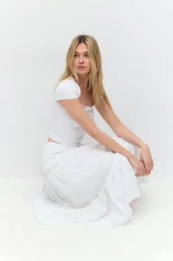 Gina Tricot ace axi kirt Hvit Best