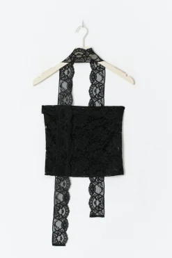Gina Tricot ace carf top Svart Clearance