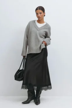 Gina Tricot ace kirt Svart Sale