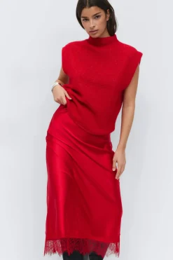 Gina Tricot ace kirt Rød Clearance