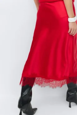 Gina Tricot ace kirt Rød Clearance