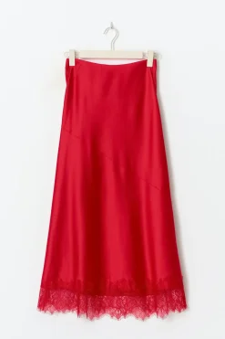 Gina Tricot ace kirt Rød Clearance