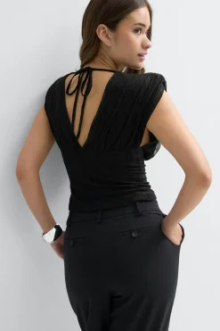 Gina Tricot ace top Svart Clearance