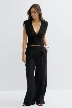 Gina Tricot ace top Svart Clearance