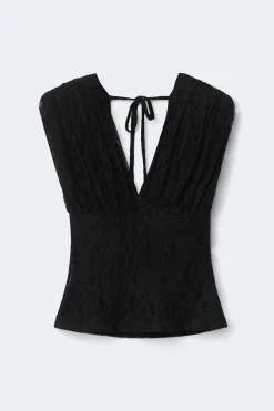 Gina Tricot ace top Svart Clearance